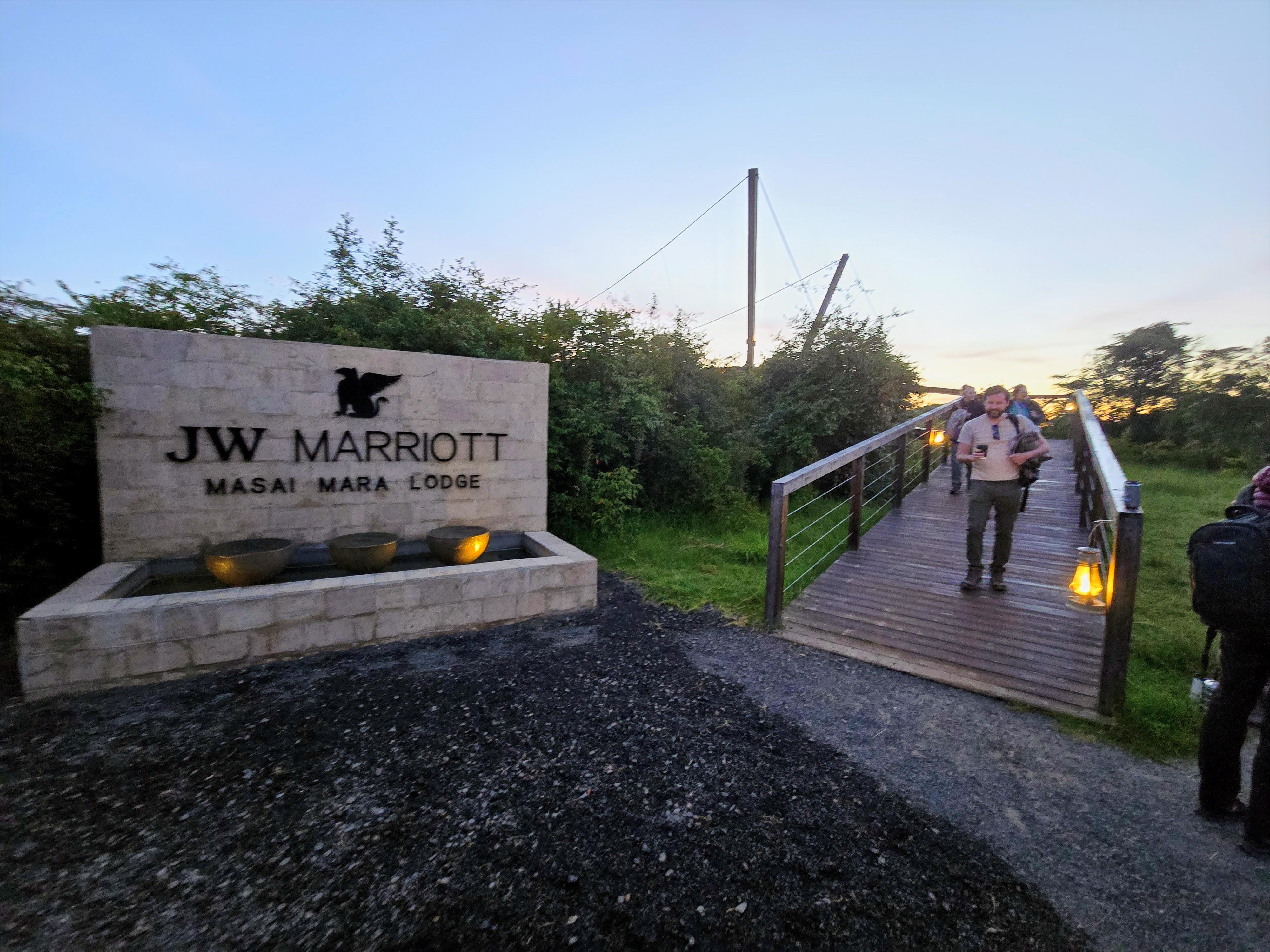 JW Marriott Welcome Sign
