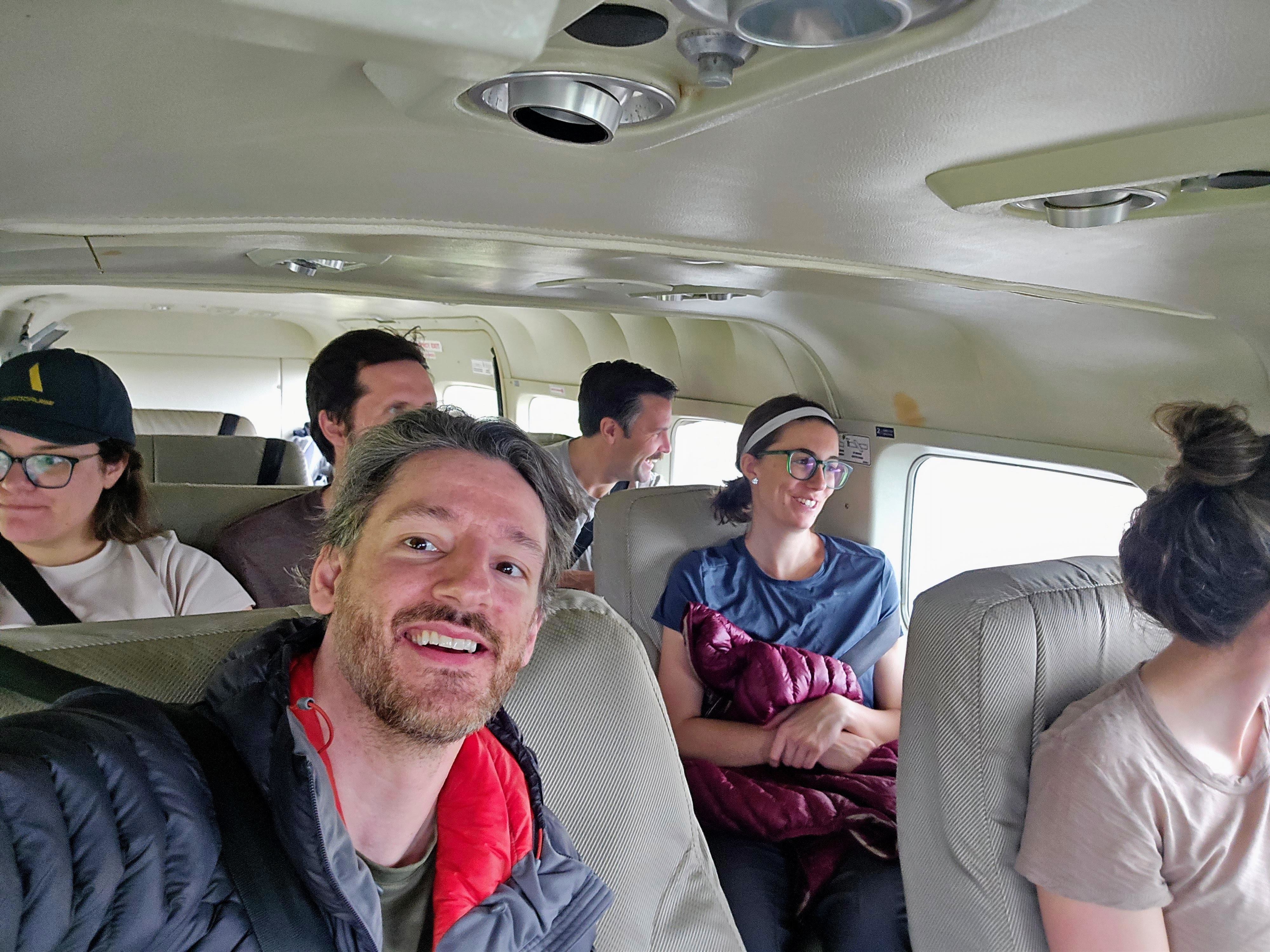 Flying private to and from each luxury camp.