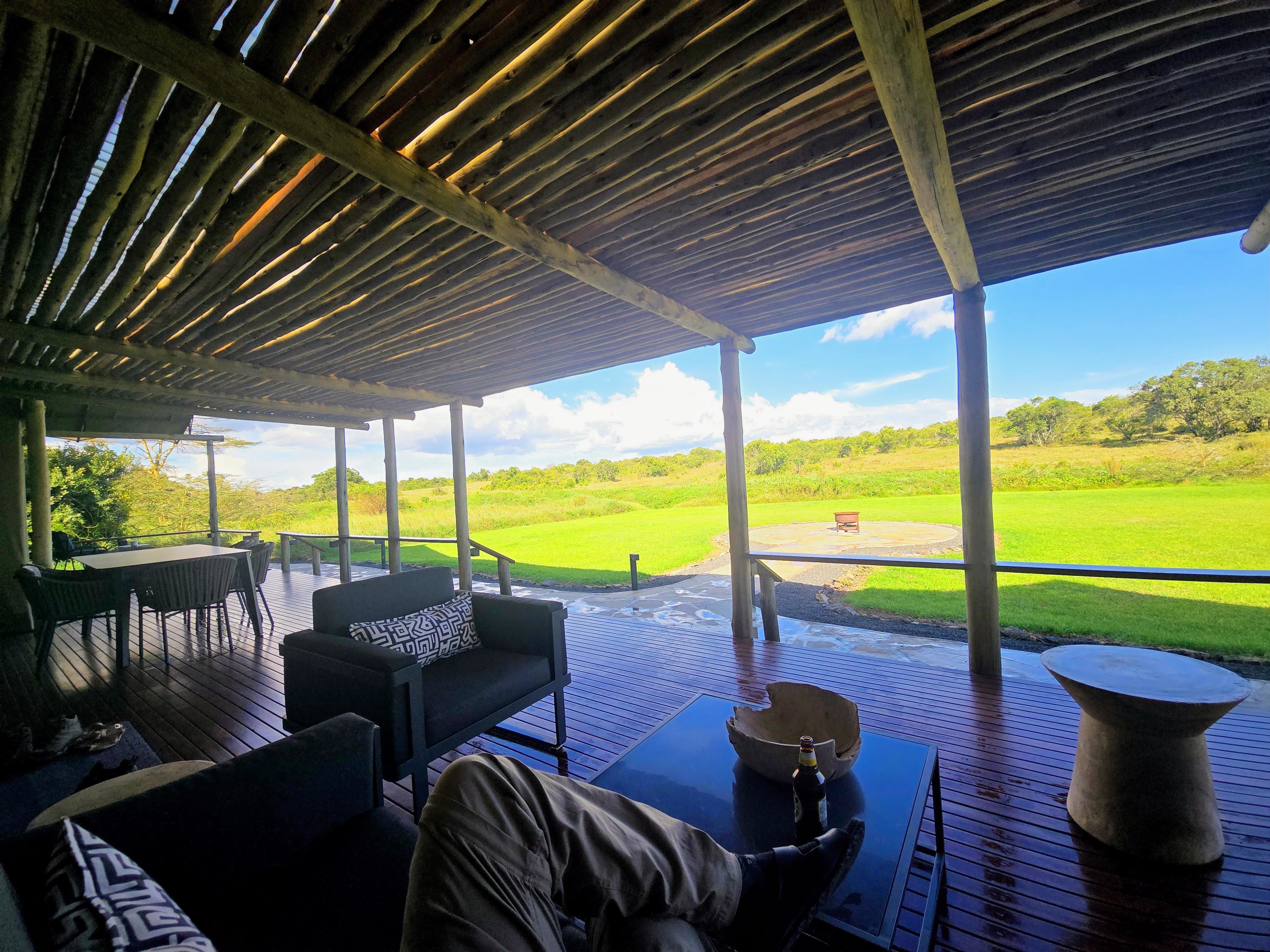 Frequent animal sightings from your private deck.