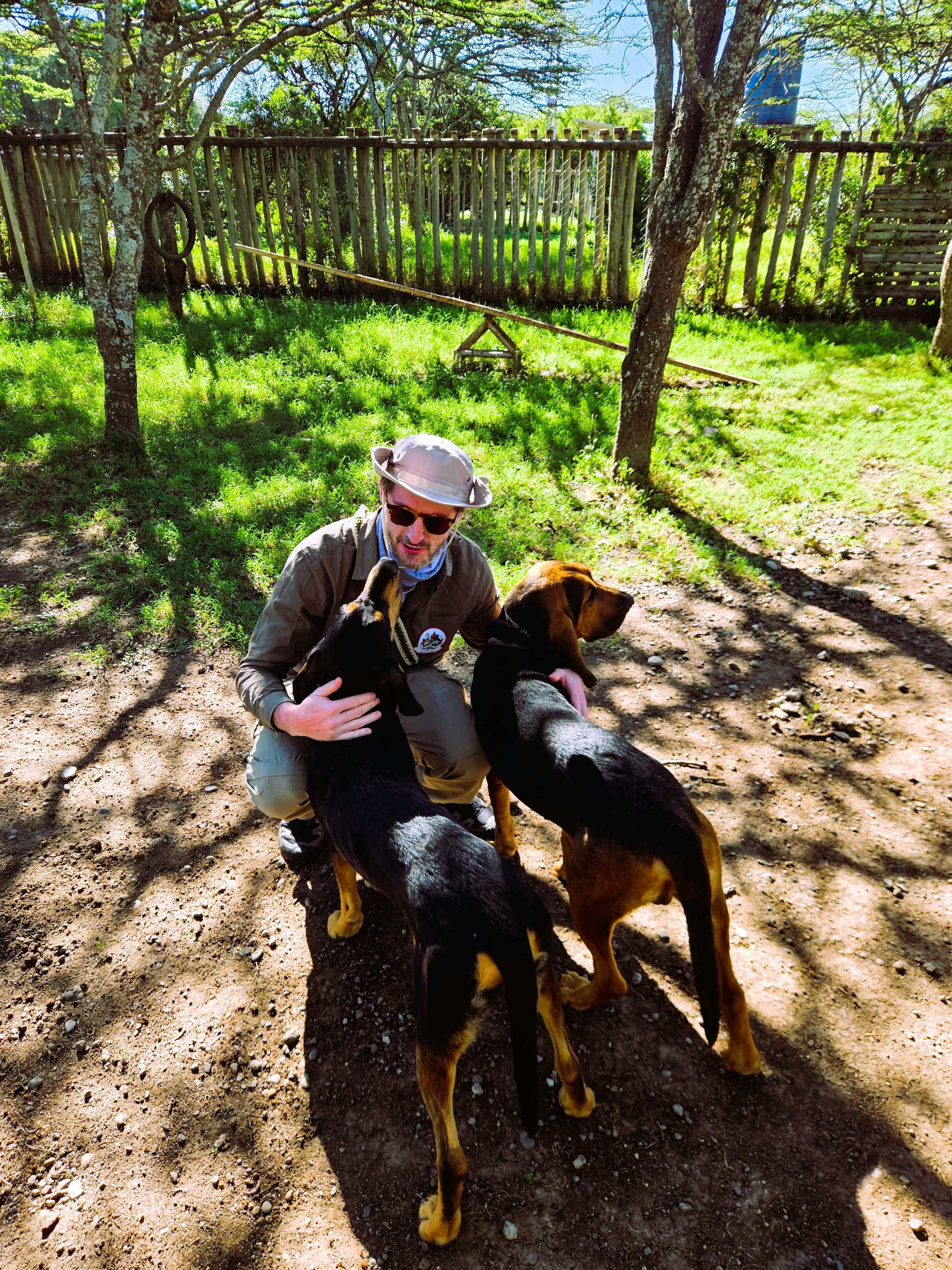 Participate in a private anti-poaching K9 tracking.