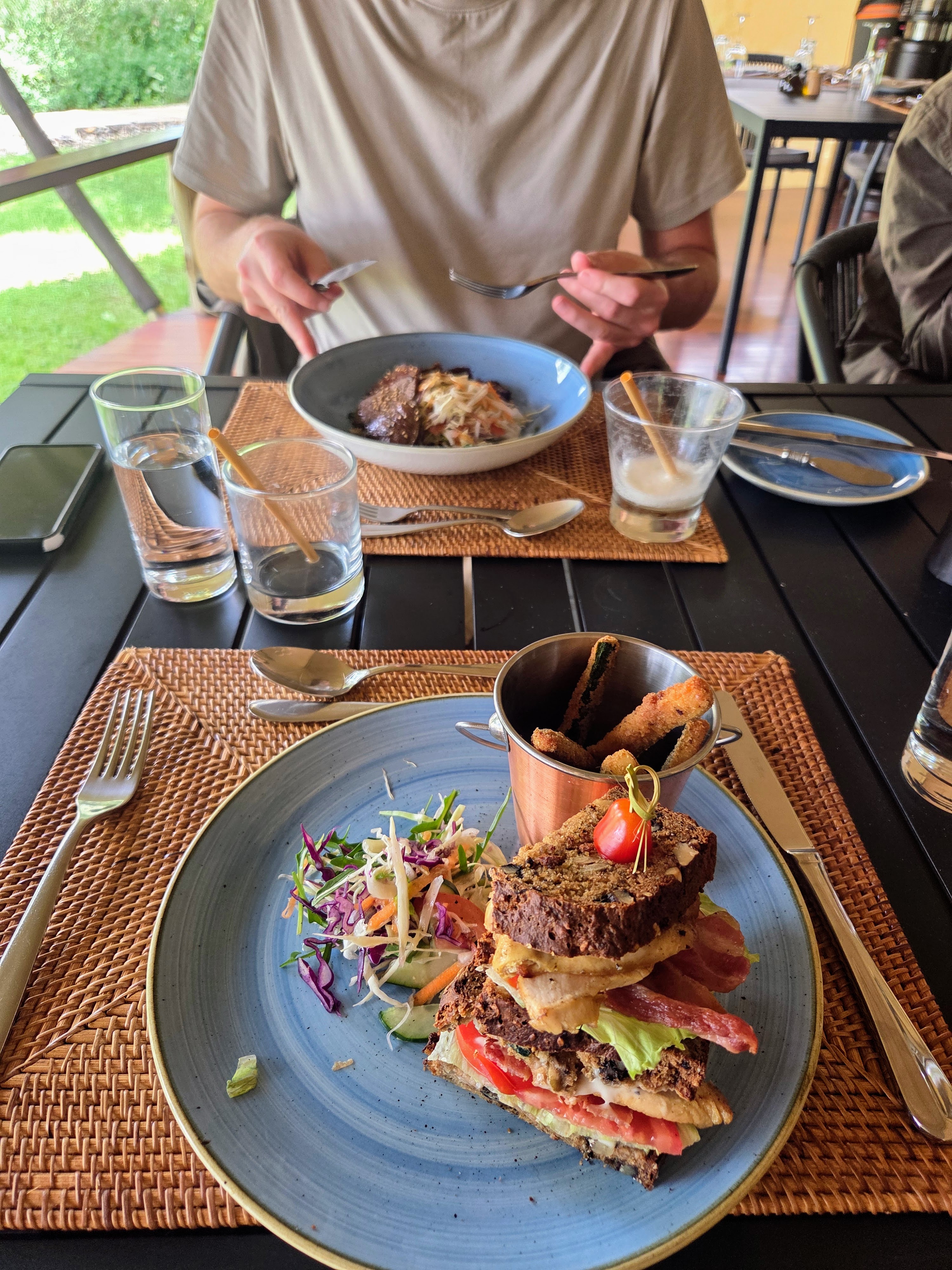 5* Full board gourmet dining.